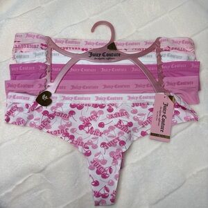 Juicy Couture Cherry Print Pink and White Intimates